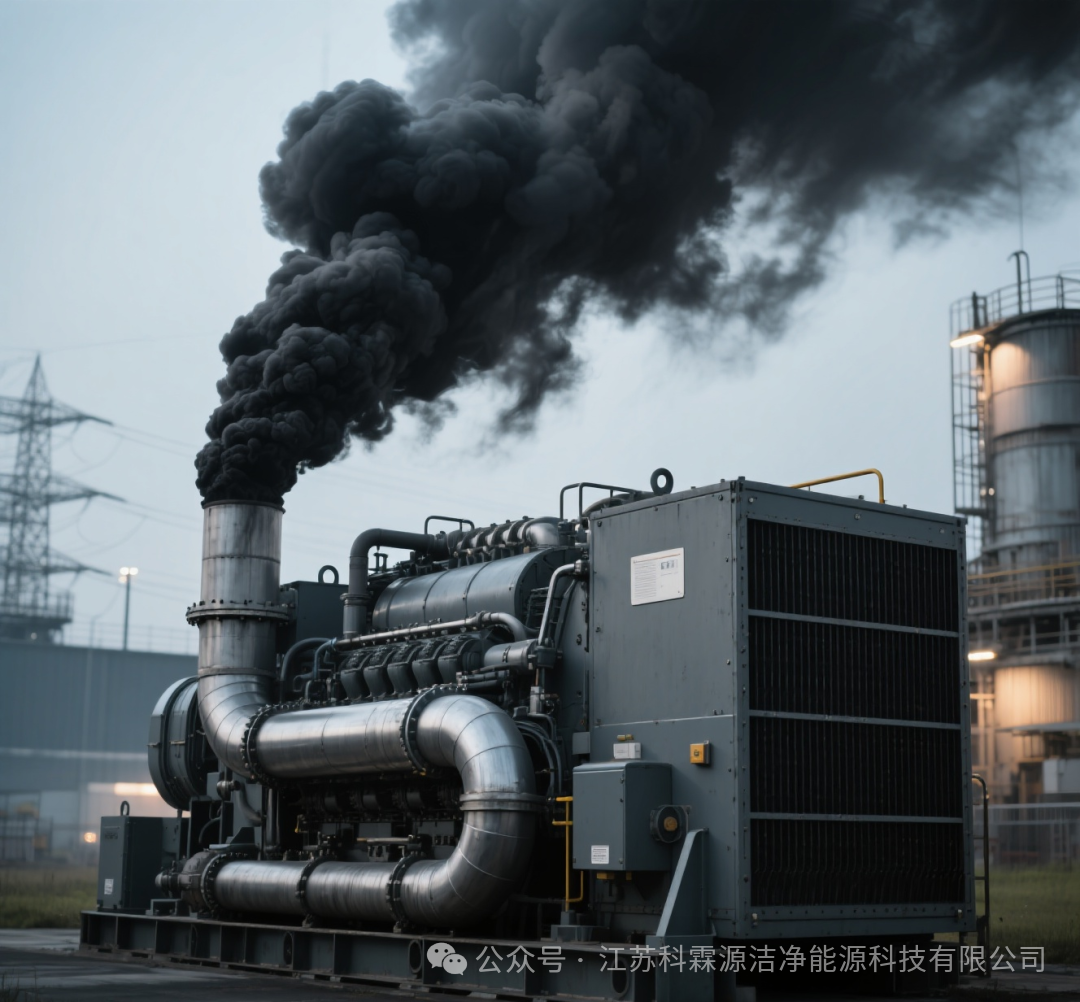 What Do Different Smoke Colors from a Gas Generator Set Indicate?
